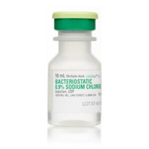 Sodium Chloride Bacteriostatic Injection 0.9% LF MDV 10mL