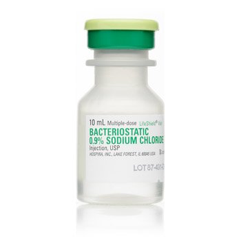 Sodium Chloride Bacteriostatic Injection 0.9% LF MDV 10mL