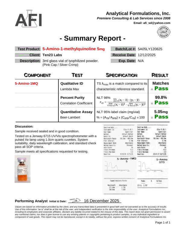 5-Amino-1MQ (5mg)