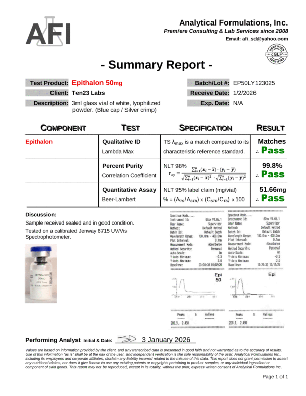 Epithalon (50mg)