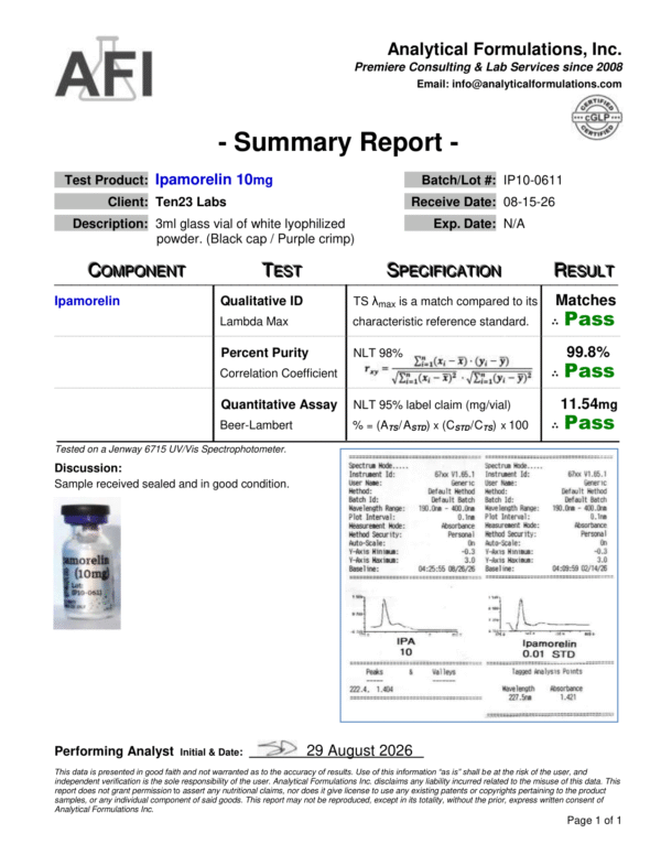 Ipamorelin (10mg)